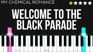 My Chemical Romance - Welcome To The Black Parade | EASY Piano Tutorial