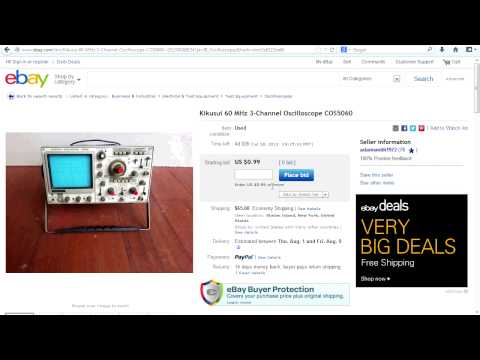 EEVblog #498 - How to get a $50 Oscilloscope on Ebay EEVblog #498 - How to get a $50 Oscilloscope on Ebay