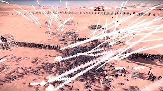 40 Giant Ballistae vs 4000 Eastern Spearmen Rome 2 Total War