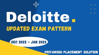 Deloitte Latest Exam Pattern 2023 | DEC 2022 | Deloitte Syllabus | Deloitte assessment test 2023