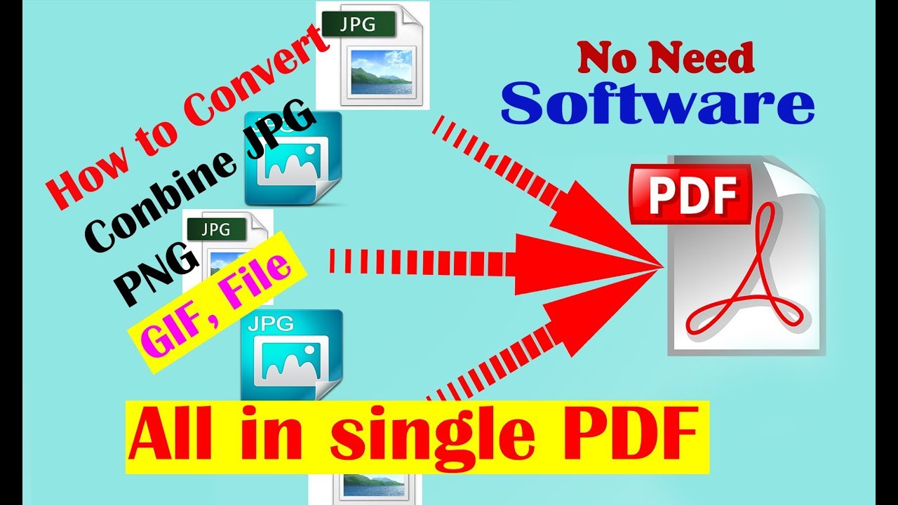 How To Convert Multiple JPG Files Into One PDF Without Any Software ...