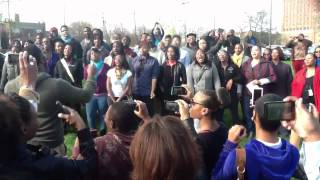 Cleveland School Of Art Alumni Sings Close to Thee on Demolition Day 2012