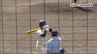 《秋季・岡山県大会》   西 純矢 選手（創志学園）【２ＢＨ】