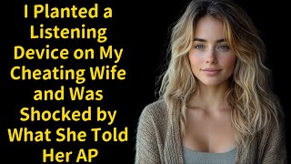 I Planted a Listening Device on My Cheating Wife and Was Shocked by What She Told Her AP...