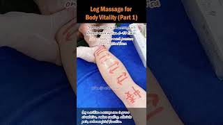 Leg Massage for Body Vitality (Part 1)
