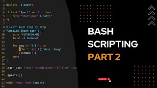BASH scripting tutorial: Beginner guide for the Bourne Again Shell (BASH) | Part 2
