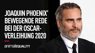 Joaquin Phoenix' bewegende Rede bei der Oscar-Verleihung 2020