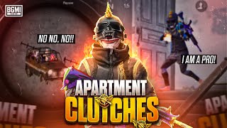 INTENSE FIGHTS! | BGMI FASTEST CLUTCHES IN 'Apartments' FT. PRO PLAYER ACE LOBBY GAMEPLAY