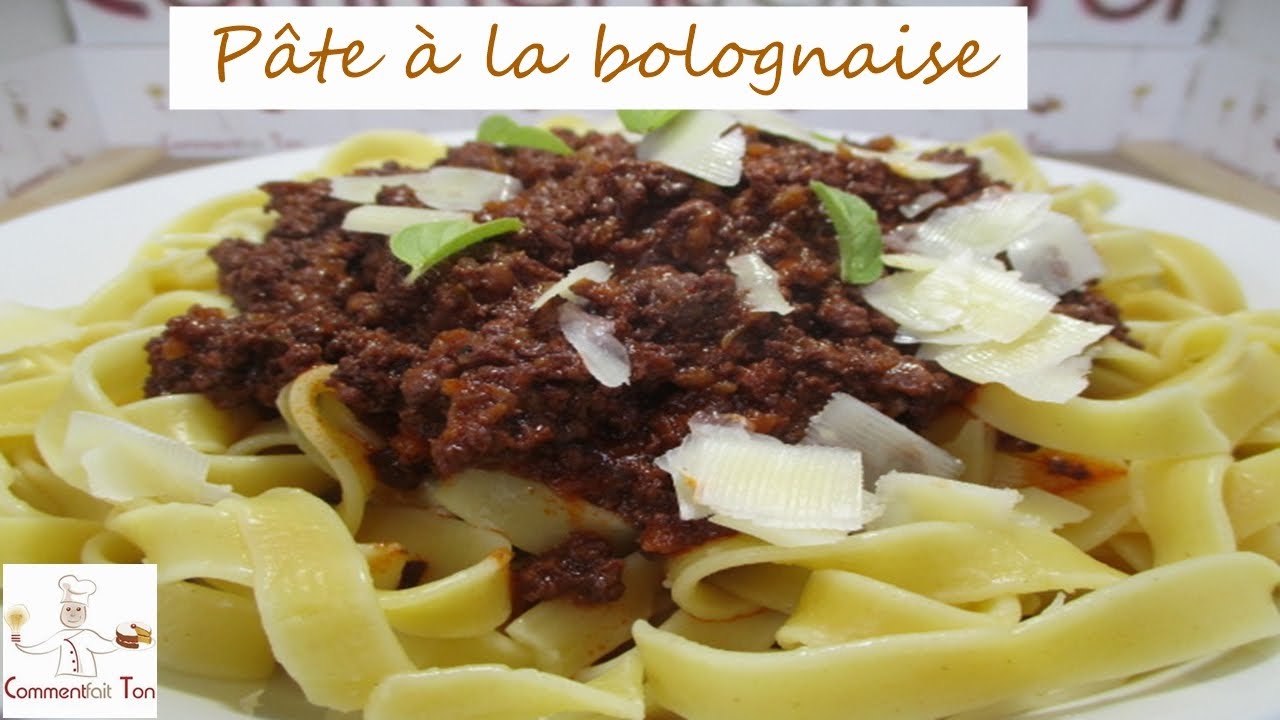 Pâte à La Bolognaise Revisité - Recette Pâte Bolognaise - YouTube