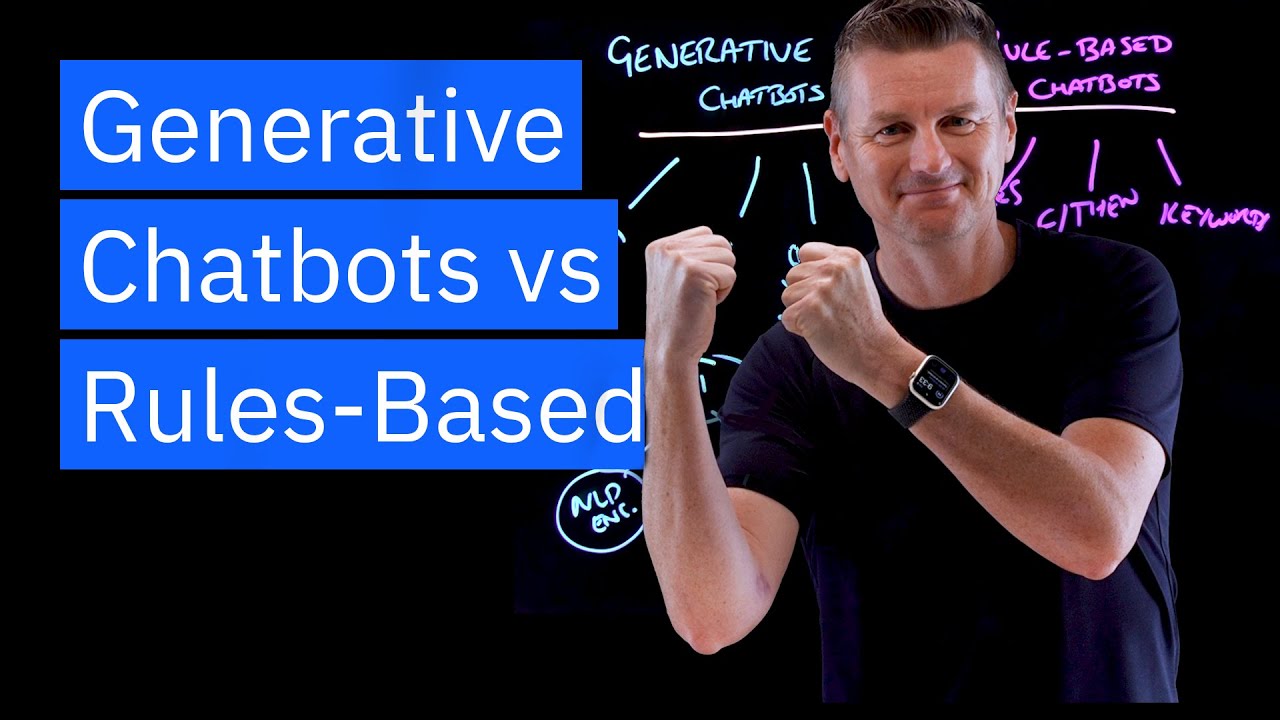 Generative Vs Rules Based Chatbots Youtube