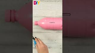 How to make a PIGGY BANK Using a Recycled Bottle #shorts