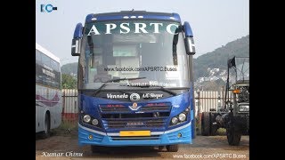 BRAND NEW VENNELA 2+1 A/C SLEEPERS APSRTC | VEERA COACH | BHARAT BENZ ENGINE