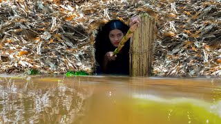 Amazing Building Top Security Secret Underground Bamboo House With Survival Shelter By Ancient Skill