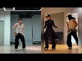 taehyung bts v u0026 leejung what s your fantasy dance cover mirror