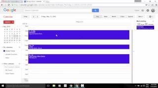 See event locations at a glance with Google Calendar on the web