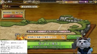 【Imperial Saga】インサガ　【第17回】チケットガチャ動画　４％ｘ８枚、１０％ｘ４枚、１１連ｘ１枚、七英雄帝確、天命５％