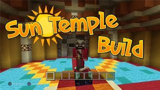 Building a Sun Temple Enchanting Table in Minecraft