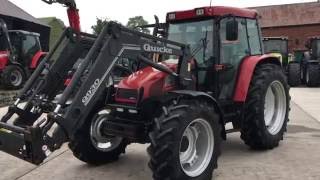 case cs 94 hi spec tractor with quicke loader