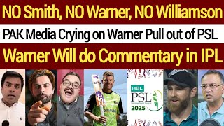 Pak Media Crying on Warner now pull out of PSL Due to IPL_ Pak media on Psl vs Ipl_ Psl draft