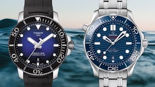 $500 vs. $5000 Diver: The Tissot Seastar and NEW Omega Seamaster Professional 300M