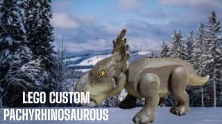 Лего кастом ПАХИРИНОЗАВР Jurassic world/ #dinosaur (зимняя колаба)