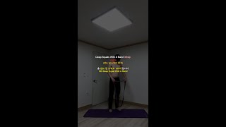 (삐소리O)스쿼트 180개. 하루 8분 밴드 딥. 맨몸운동 루틴 | (Beep SoundO)6X30 Band Deep Squats. 8min. For Legs(Day826)