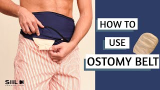 How to use an Ostomy Belt -  NEW Ostomy bag cover design 💥​