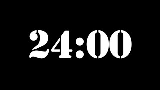 24 Minute Timer | 1440 Second Timer | 24 Minute Countdown