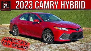 The 2023 Toyota Camry Hybrid XLE Is An Electrified Version Of America's Favorite Sedan