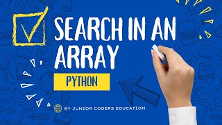 Search Number in Array | Python Editor | Pictoblox