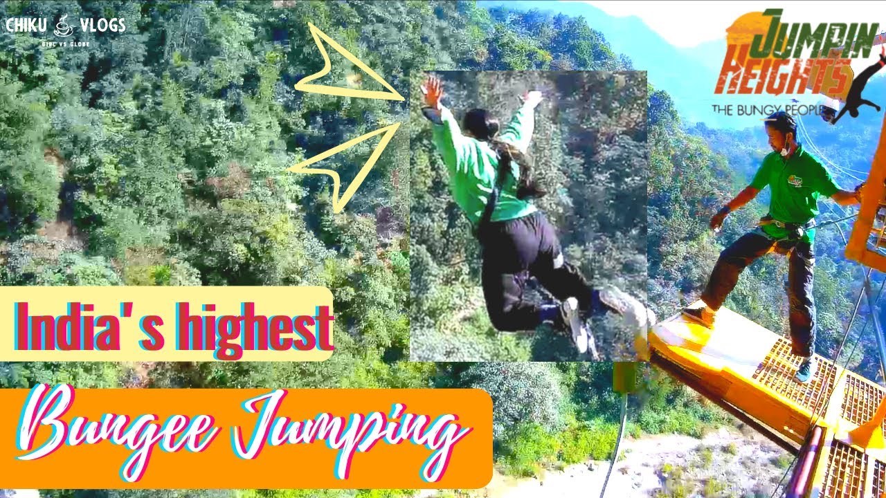 India's Highest BUNGEE JUMPING In Rishikesh | Jumping Heights ...