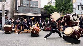 天城連峰太鼓　2024年5月19日　浅草三社祭　染太郎前　《万三郎》