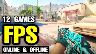 Top 12 Best FPS games Android 2023 High Graphic FPS game that you can play Online fps & offline fps