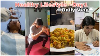 Vlog ~ Day 1 of 30 Days Healthy Lifestyle Challenge ✨