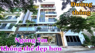 Nhà đẹp ngang 5m không làm quý khách thất vọng, đường 12m thông, giá bán cạnh tranh .