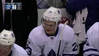 William Nylander 20th Goal of the Season! 3/22/2017 (Toronto Maple Leafs vs Columbus Blue)