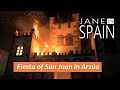 The San Juan Fiesta in Arzúa, a Small Town in Galicia