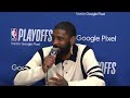 Luka & Kyrie on Preparing for Clippers Without Kawhi in Mavs Game 1 Loss