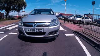 MA56CRZ Deliberately squeezes when filtering, plus some nice close tailgating.