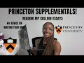 READING THE ESSAYS THAT GOT ME INTO PRINCETON (supplementals + advice) | College Advice