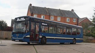 Delaine Buses 167 AD70 DBL - Alexander Dennis Enviro 200MMC ( part 1/2 )