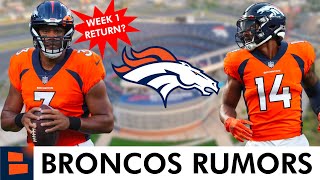 Broncos Rumors: Courtland Sutton’s Holdout A Concern? Russell Wilson Returning To Denver Week 1?