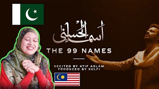 Malaysian Girl Reactions - Coke Studio Special | Asma-ul-Husna | The 99 Names | Atif Aslam