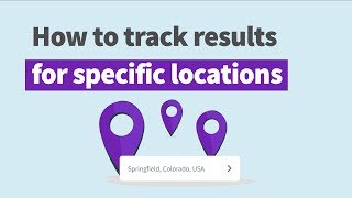 How to do rank tracking for specific locations in SERPWatcher