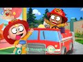 Cocomelon Wheels On The Fire Truck Song Funny Laughing Faces and Facial Expressions