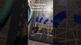 PIECECOOL “MAGNETIC BLUE ROTATION” BUILD #metalmodels #3dmodeling #modeling #piececool