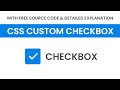 Custom Checkbox Using CSS