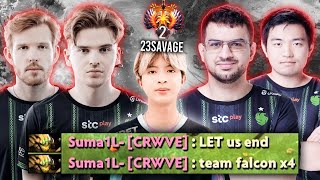 23SAVAGE vs TEAM FALCONS STACKED in pubs.. (ATF, SKITER, CR1T \u0026 SNEYKING)