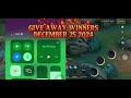 mobile legends redeem code december 31 2024 2000 diamonds give away