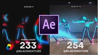 After Effects BLACKPINK Glowing Scribble Dance Animation Tutorial